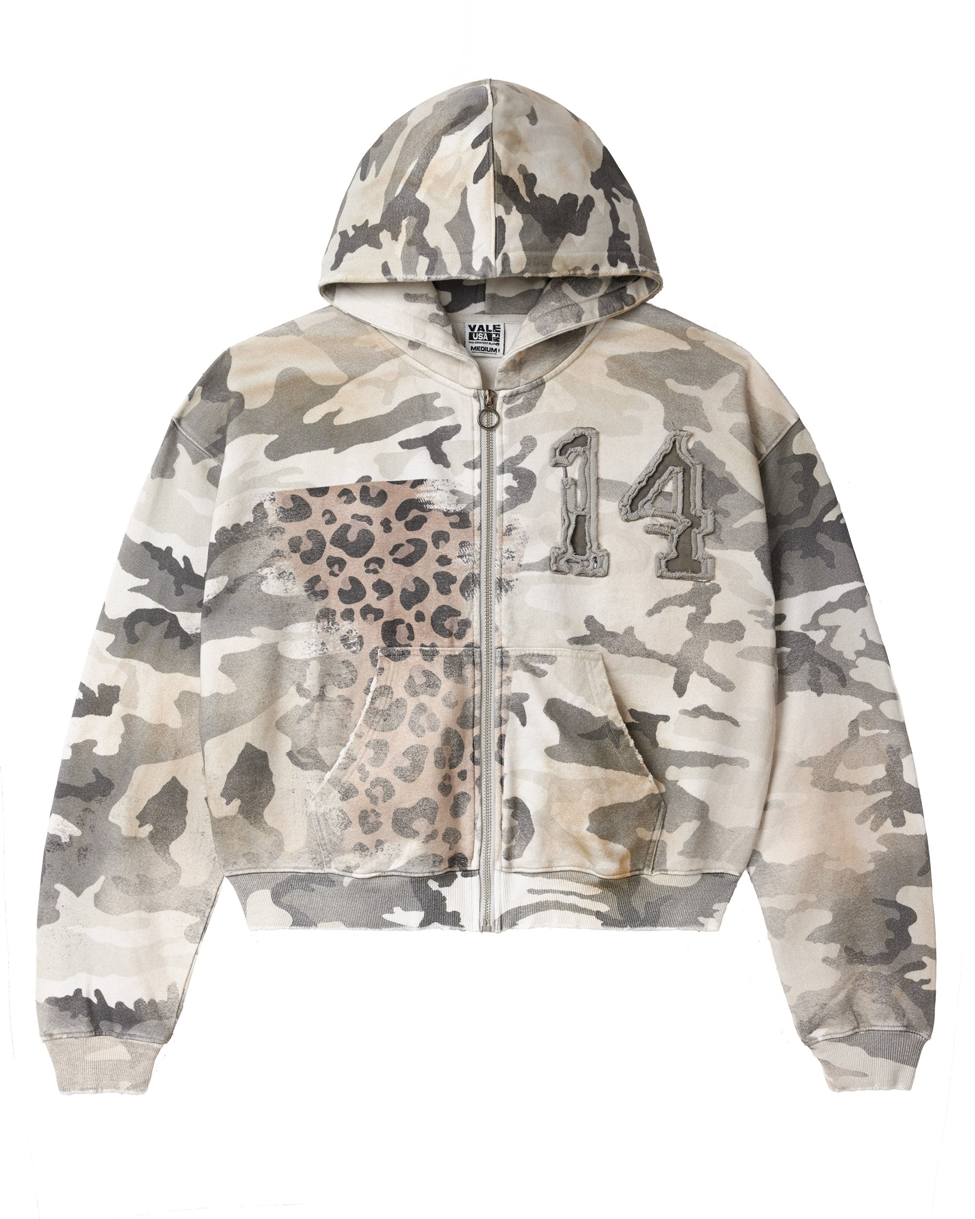 WINTER CAMO ZIP UP