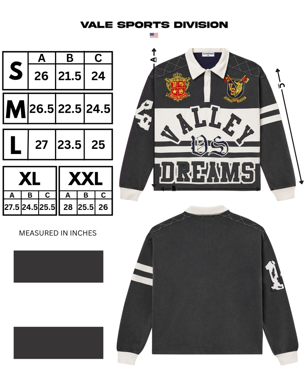 DREAMS RUGBY [BLACK]