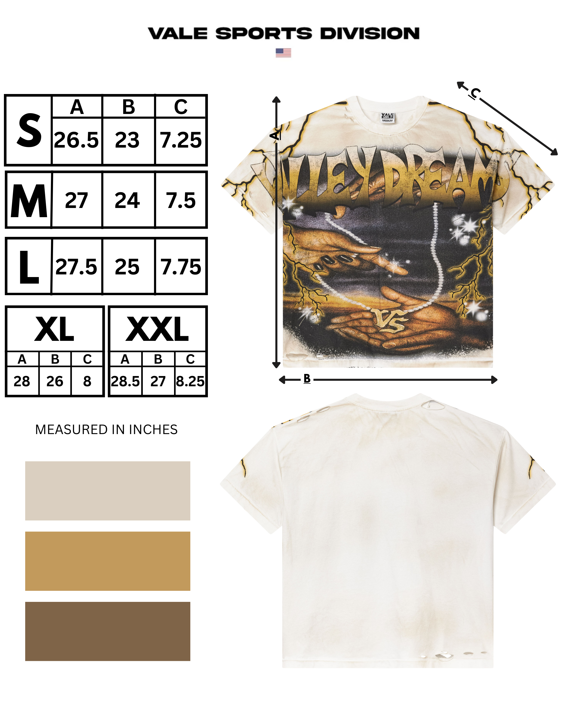 HANDS OF GOD TEE [WHITE]