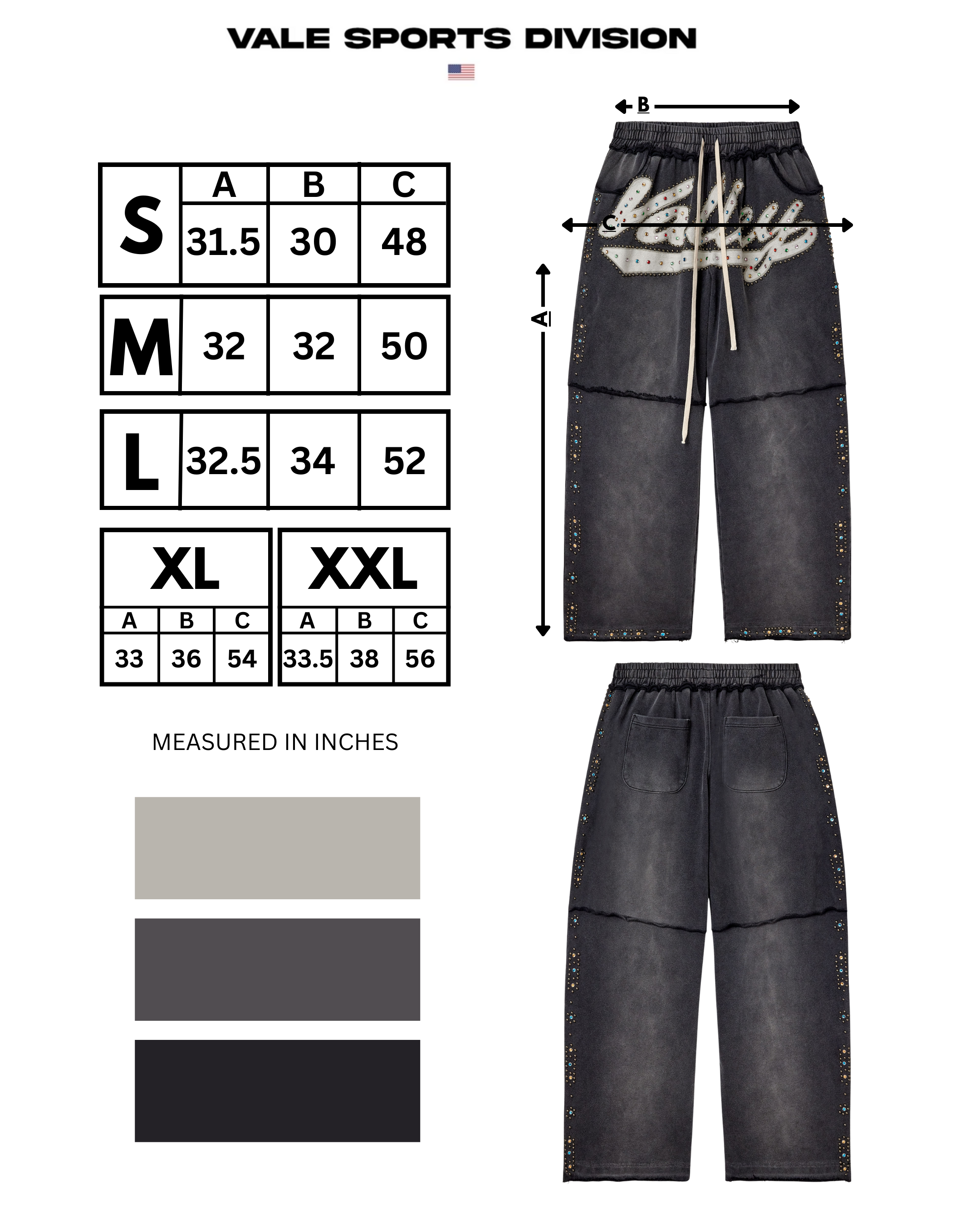 SKITTLE SWEATS [BLACK]